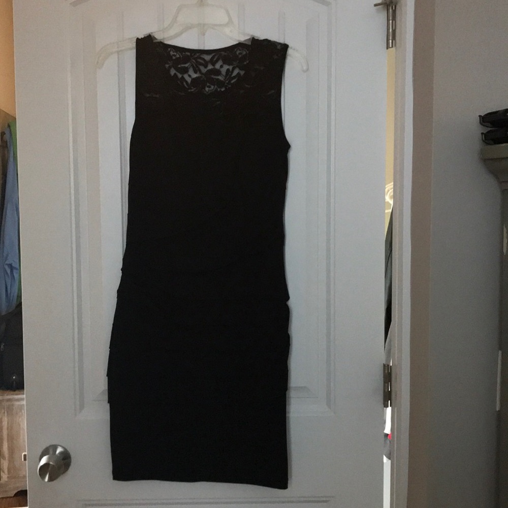 Tight fit black dress